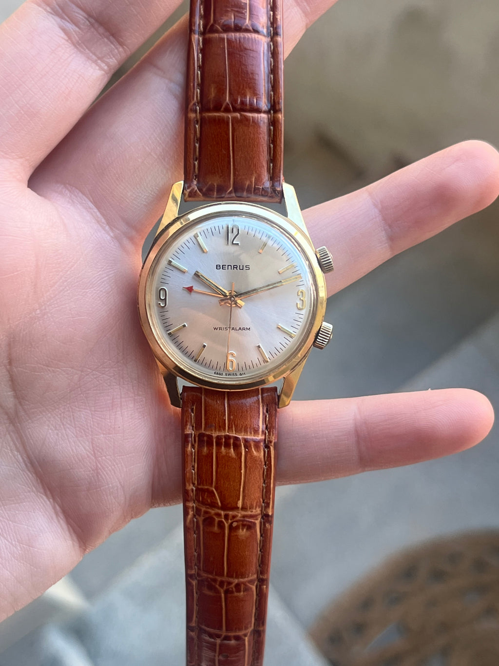 Benrus - 1960's "Wristalarm" wristwatch