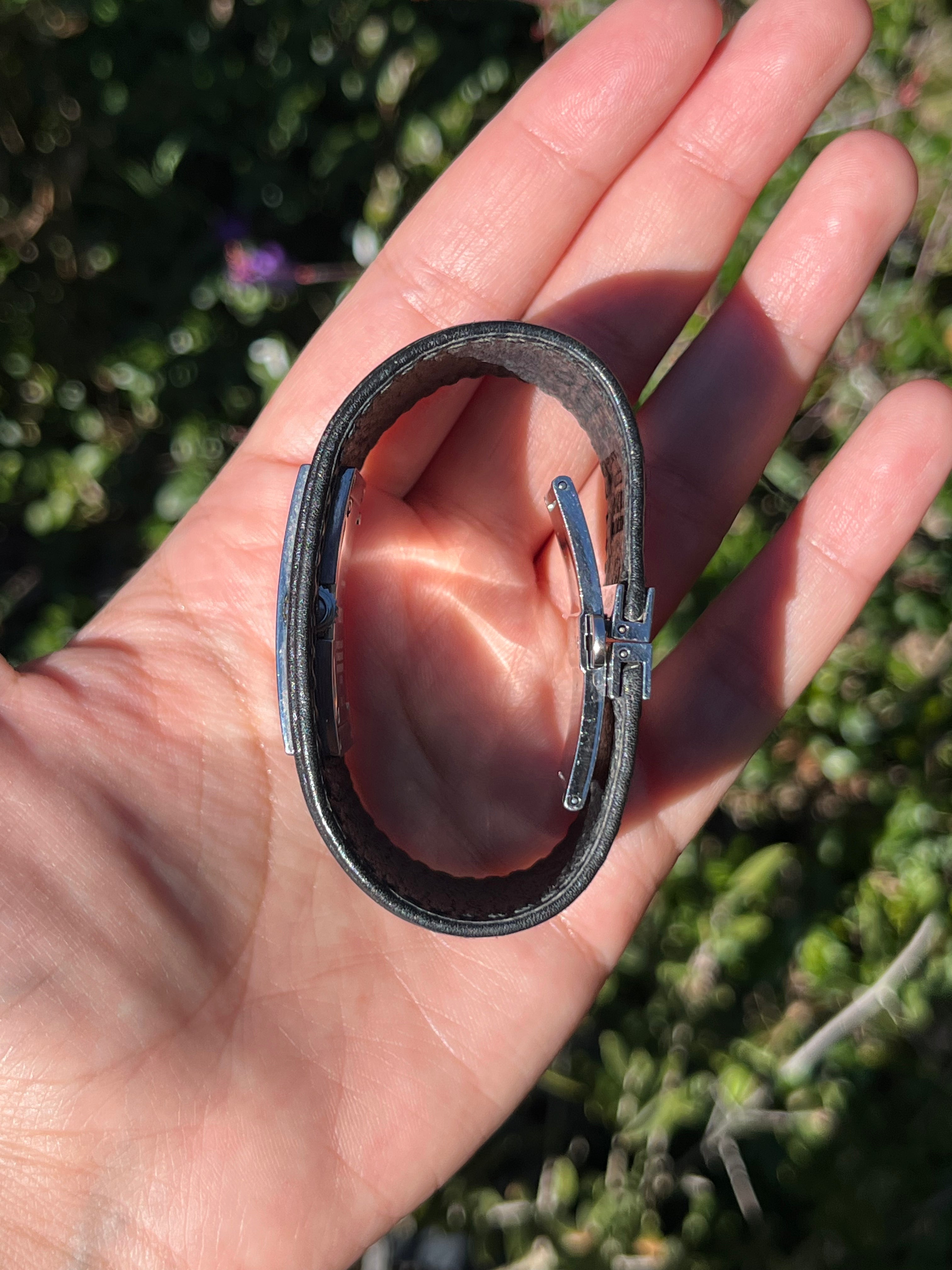 Gucci - 2000's Leather Cuff