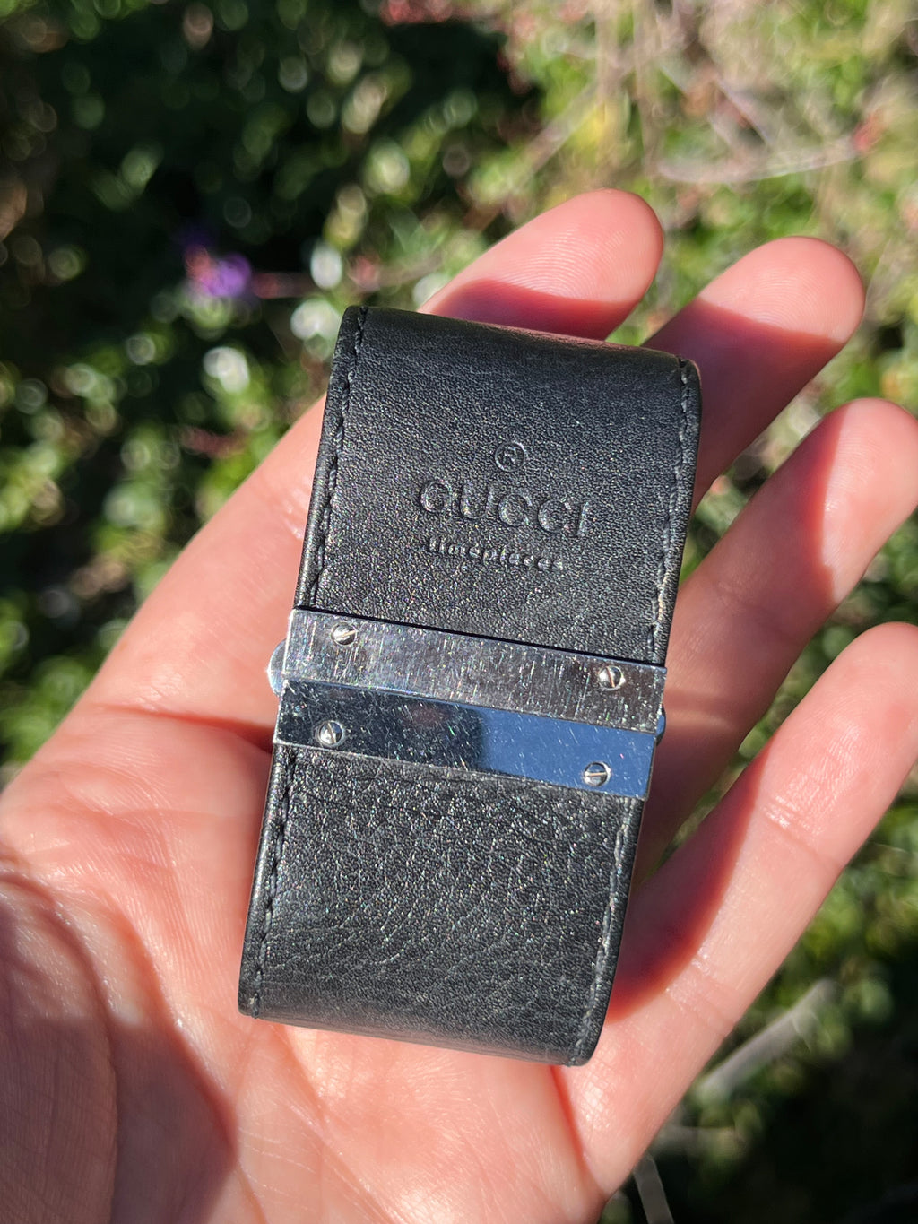 Gucci - 2000's Leather Cuff