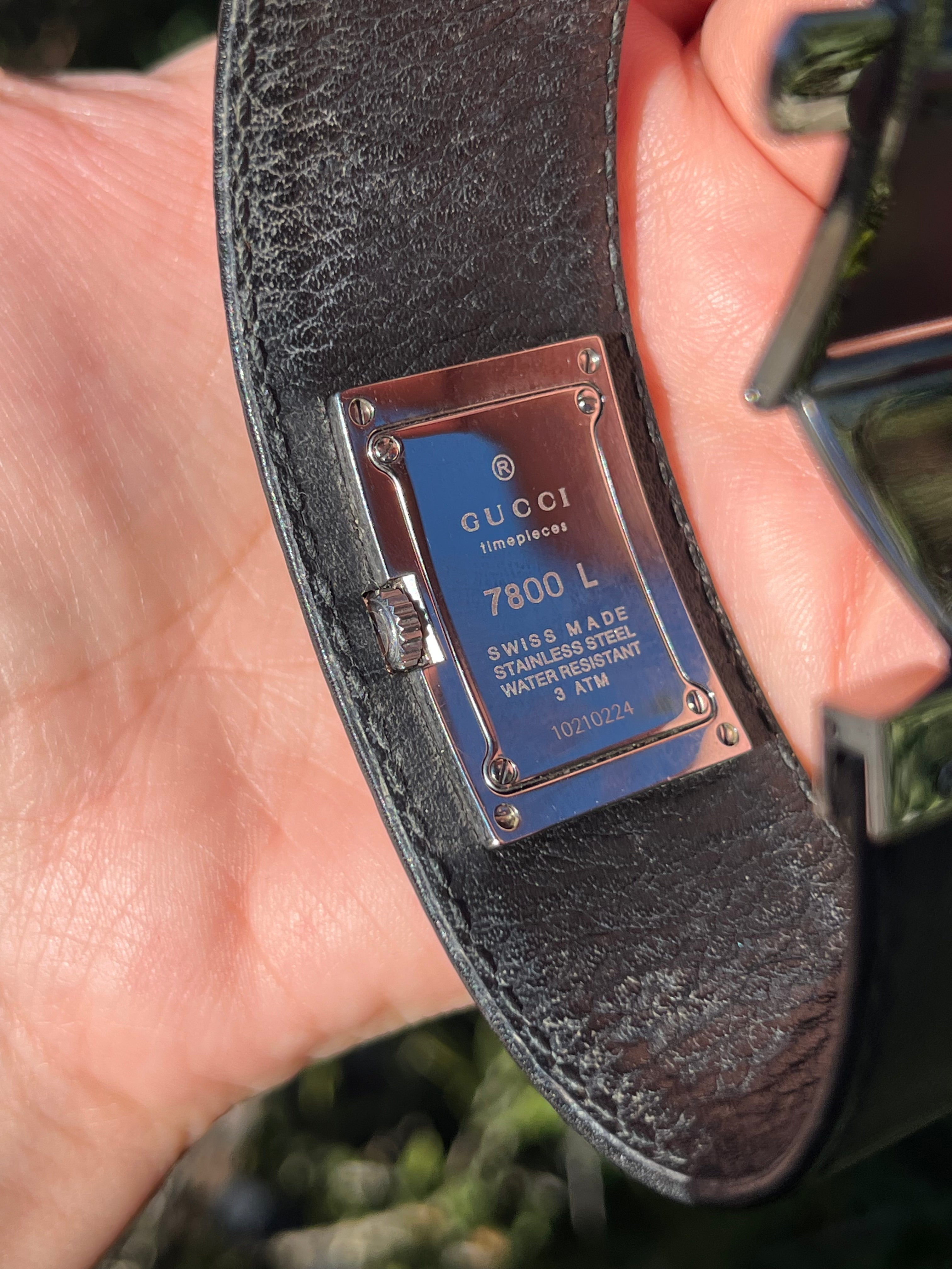 Gucci - 2000's Leather Cuff