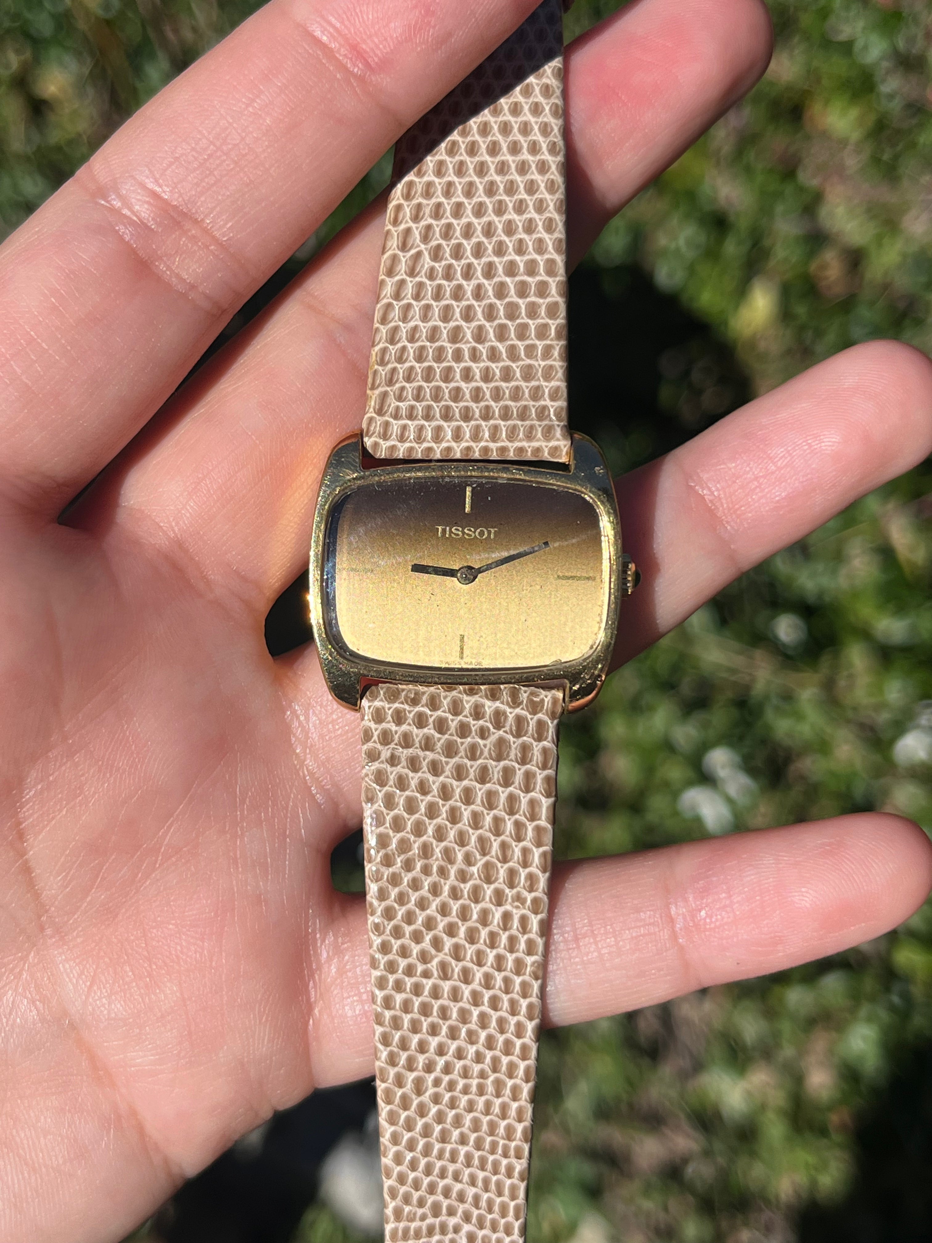 Tissot - 1970's Tobacco Sunset Dial