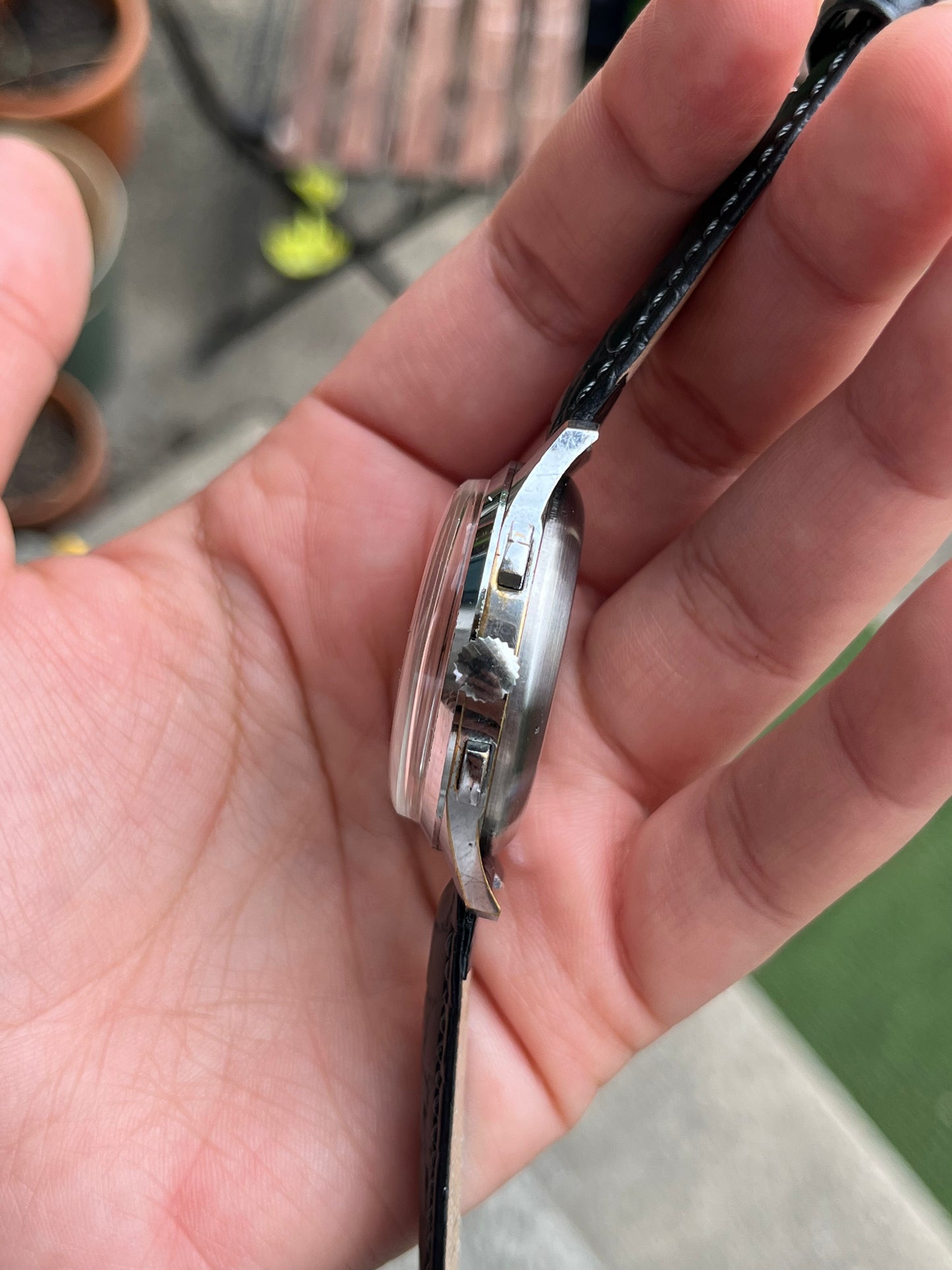 Chronograph Suisse - 1950's Chronograph with Patina dial