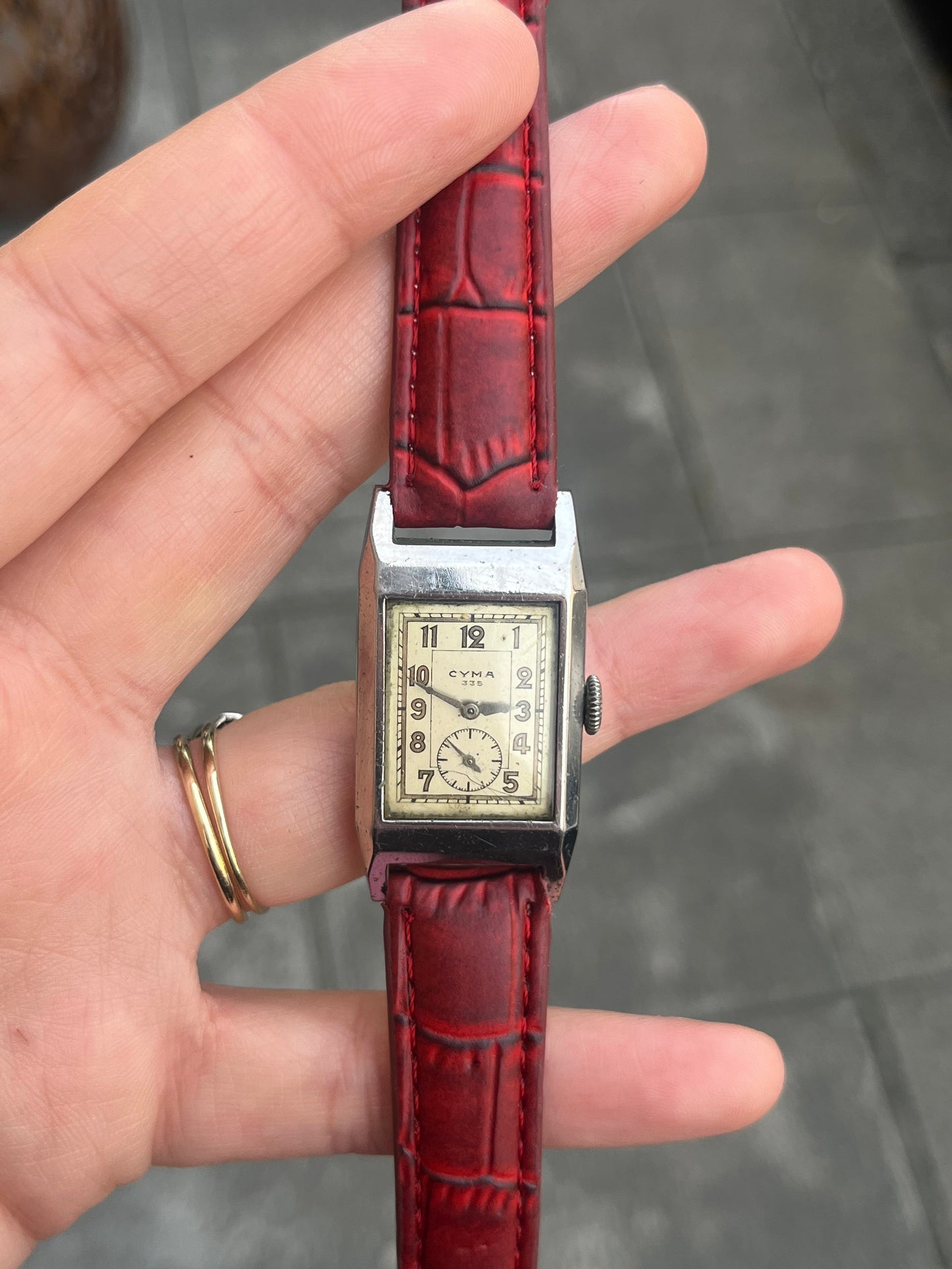 Cyma - "335" Art Deco Wristwatch