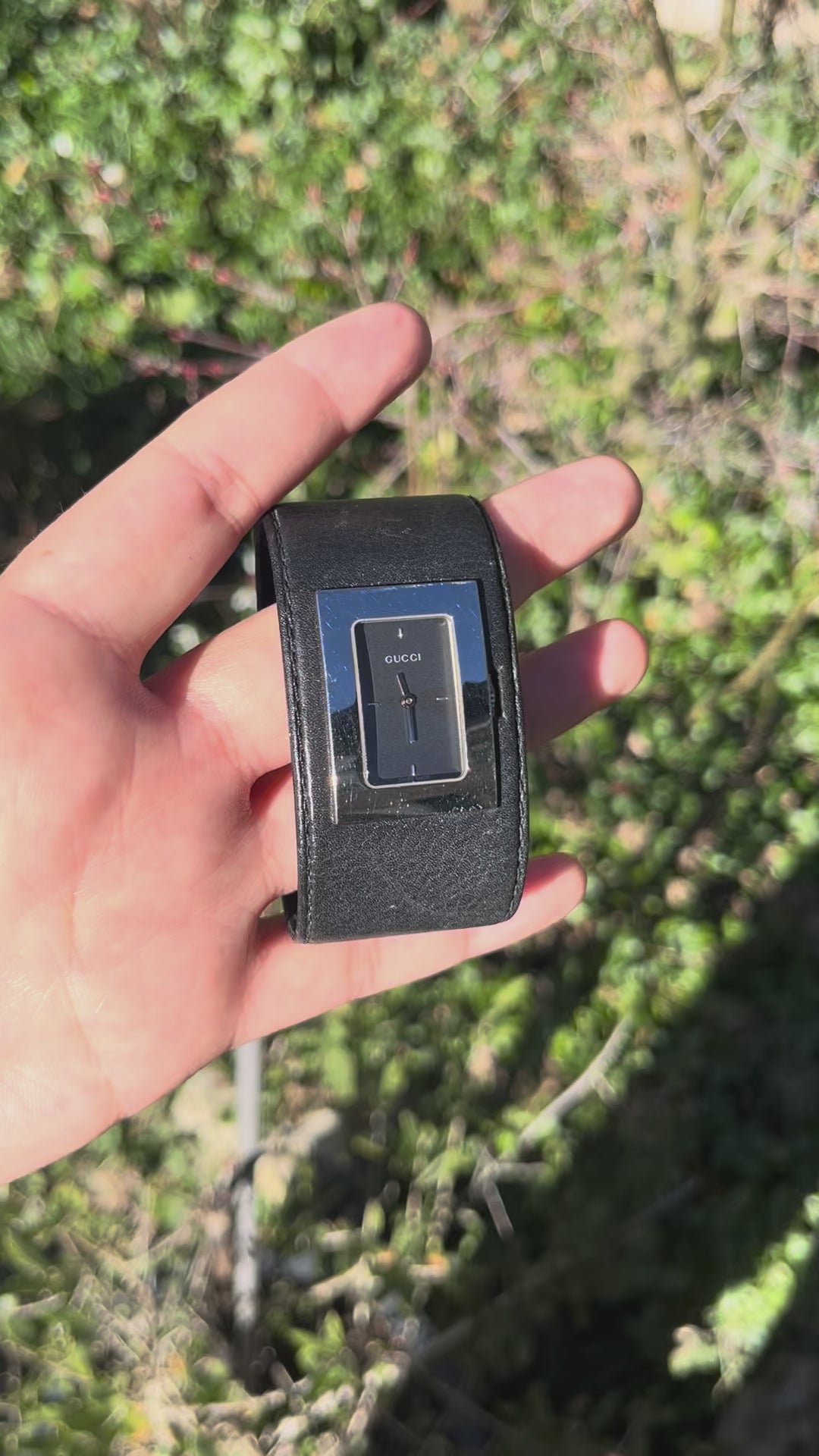 Gucci - 2000's Leather Cuff