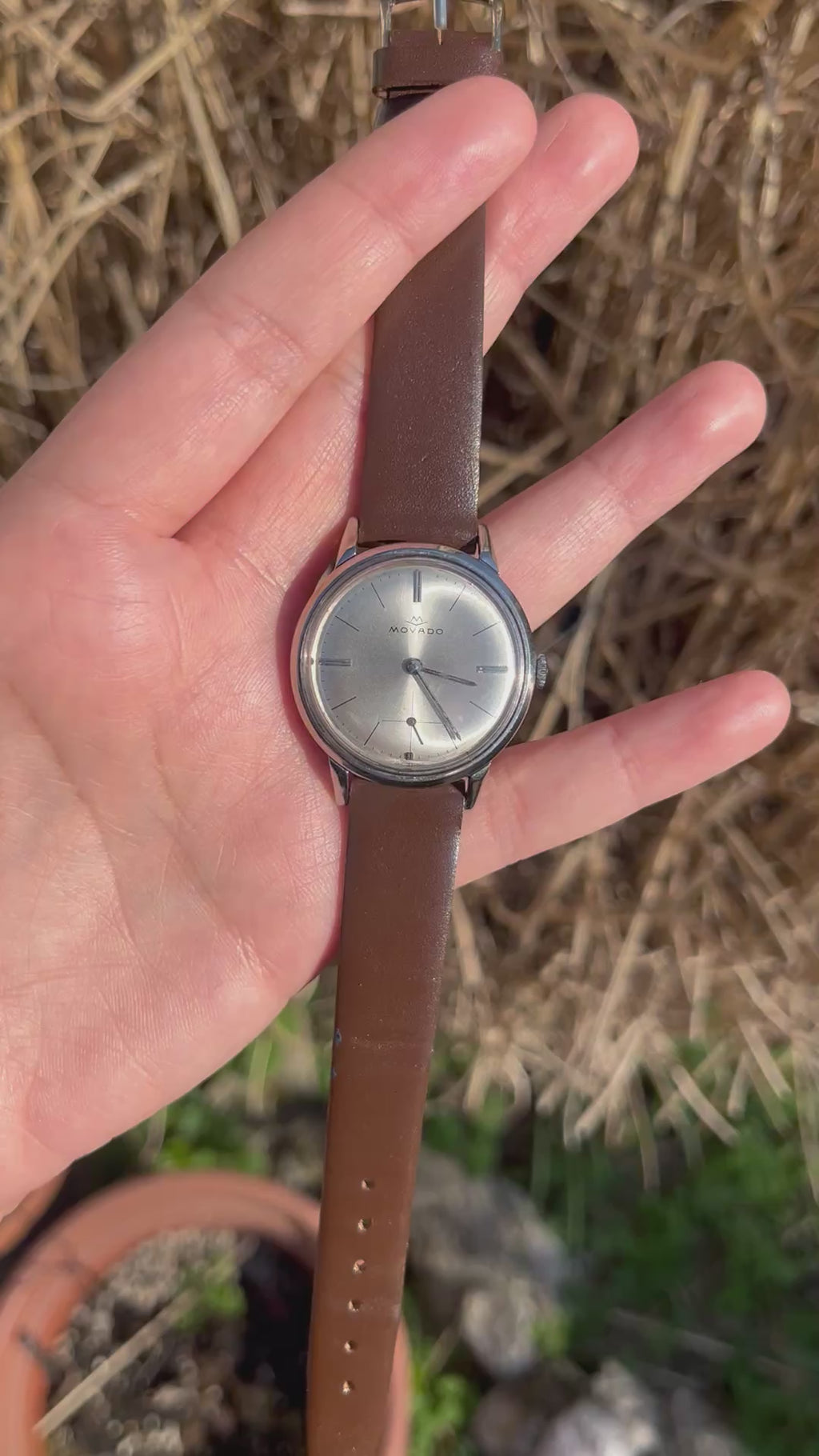 Movado - 1950's ref 18313 wristwatch