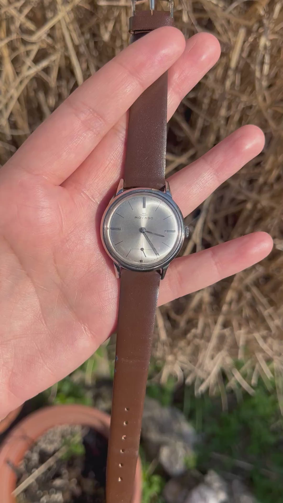 Movado - 1950's ref 18313 wristwatch
