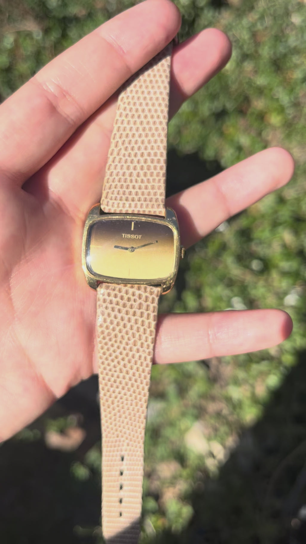 Tissot - 1970's Tobacco Sunset Dial