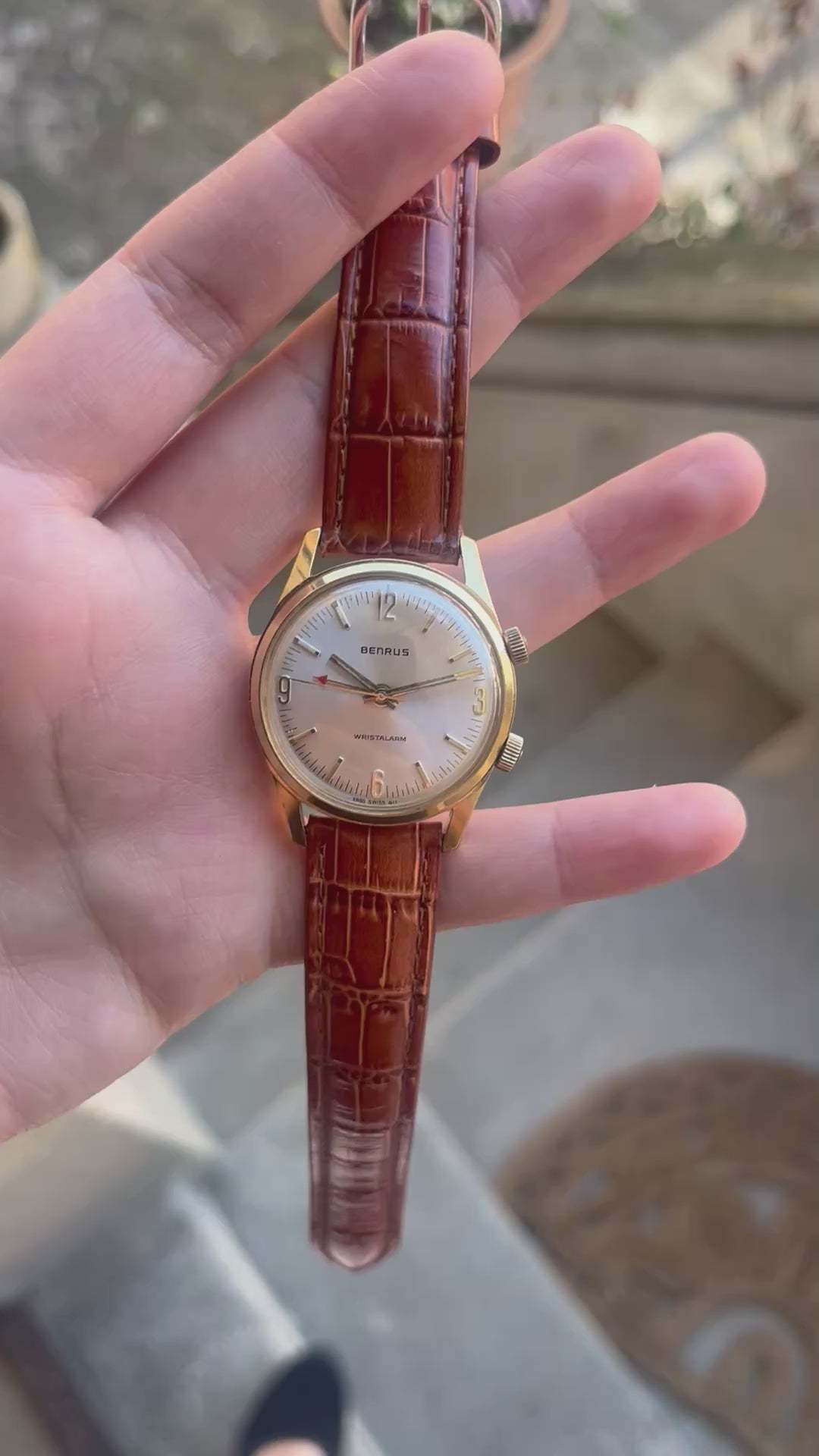 Benrus - 1960's "Wristalarm" wristwatch